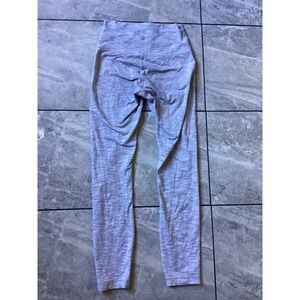 Lululemon Align High Rise Leggings Grey White Space Dye Size 4 Yoga Pants 23"